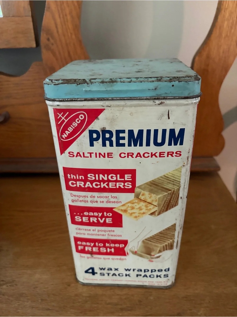 Vintage Nabisco Saltine Crackers Tin